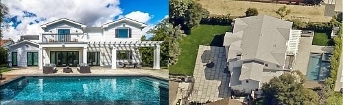 A picture of Jenna Marbles' Mansion in California.